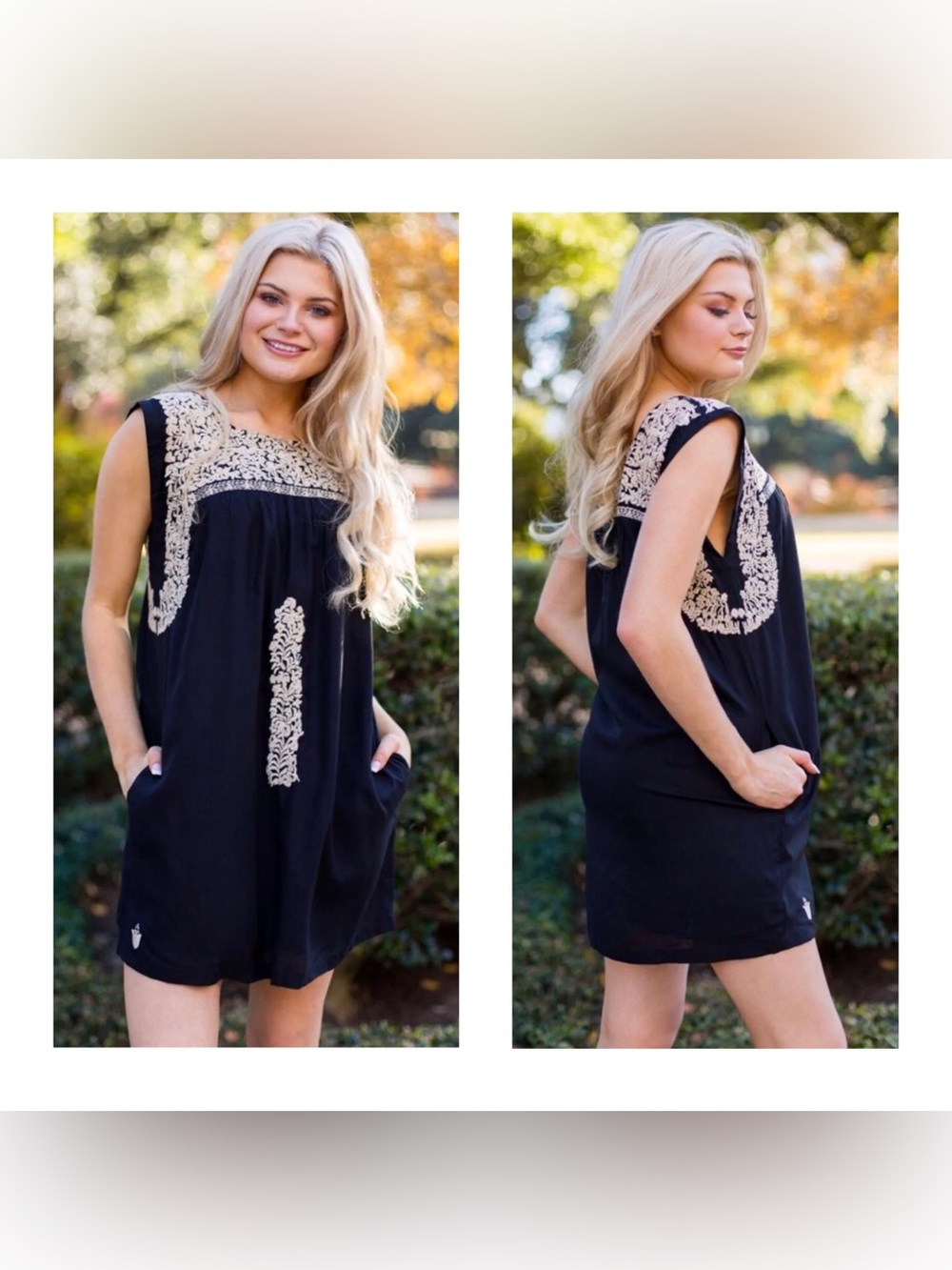 J Marie black‎ and gold shift dress size xs